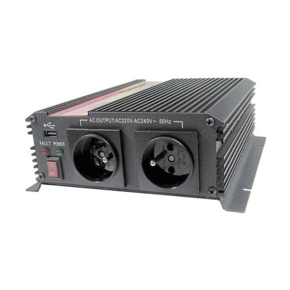 Adapter 12V 220V 2000/1000 W ,USB,utičnica sa pinom, Geti-5