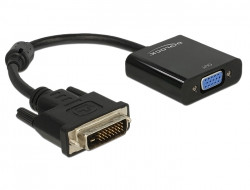 Adapter DELOCK, DVI 24+1 (M) na VGA 15 PIN HD (Ž) 65658-6