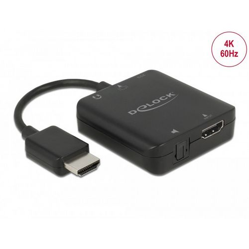 Adapter DELOCK, HDMI Audio Extractor 4K 60 Hz 63333-2