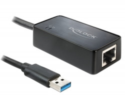 Adapter DELOCK, USB 3.0 na Gigabit LAN, 10/100/1000 Mbps 62121-9