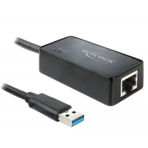 Adapter DELOCK, USB 3.0 na Gigabit LAN, 10/100/1000 Mbps 62121-0