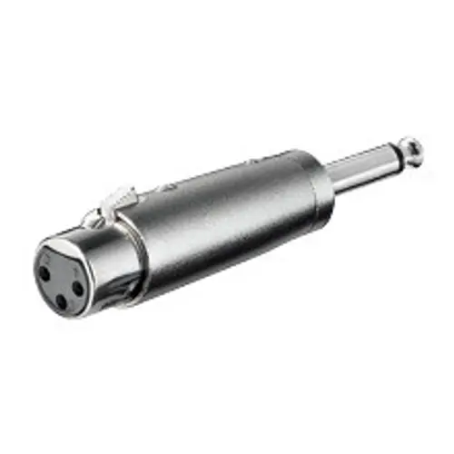 Adapter GOOBAY, 6.35mm TS (M) na XLR3 (Ž), bulk-0