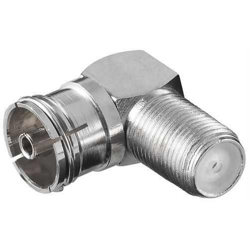Adapter GOOBAY, F konektor (Ž) na antenski (Ž), kutni-2