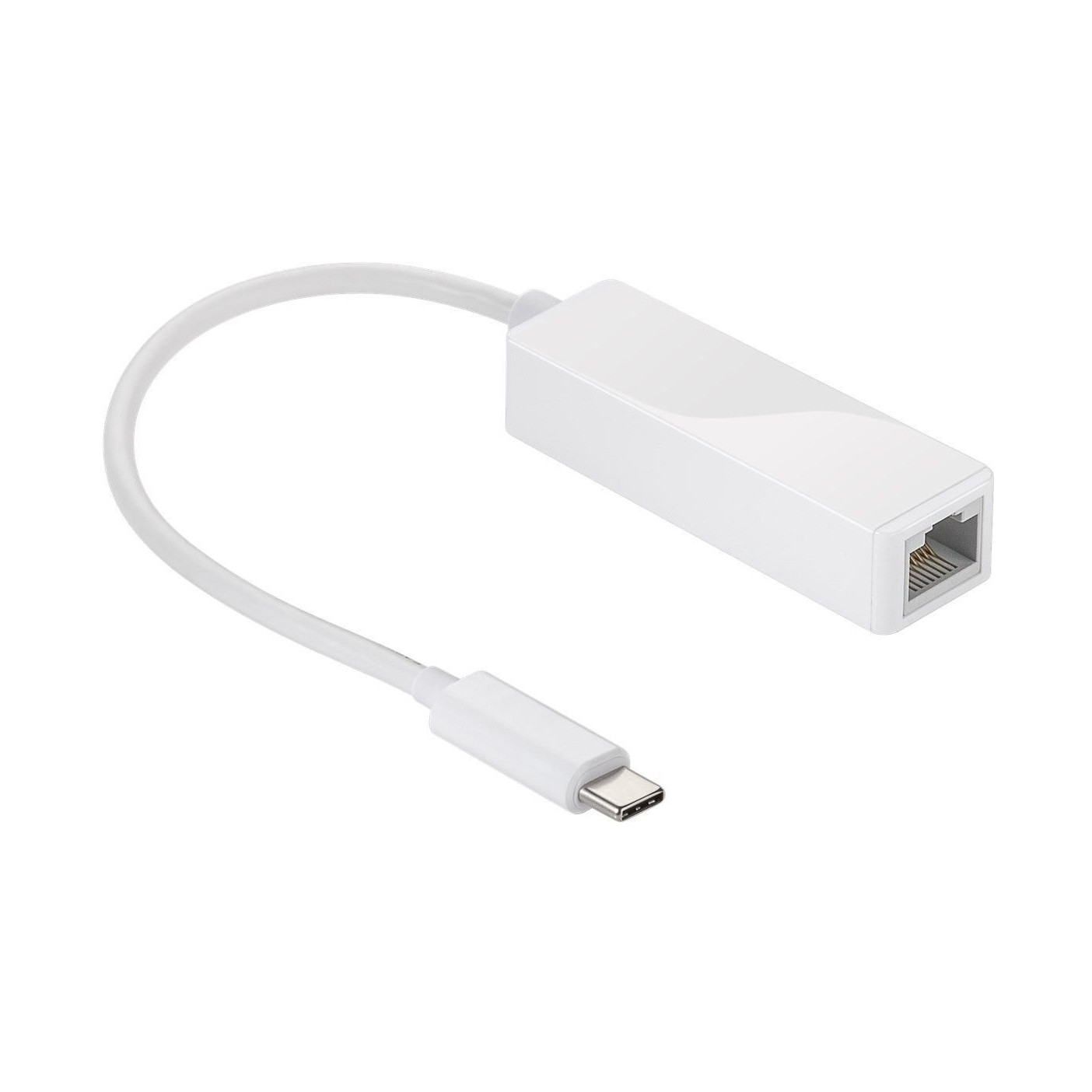 Adapter GOOBAY, USB Type-C (M) na GB LAN RJ45, bijeli, bulk-15