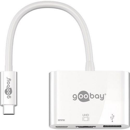 Adapter GOOBAY, USB Type-C (M) na USBA 3.0+HDMI+C-2