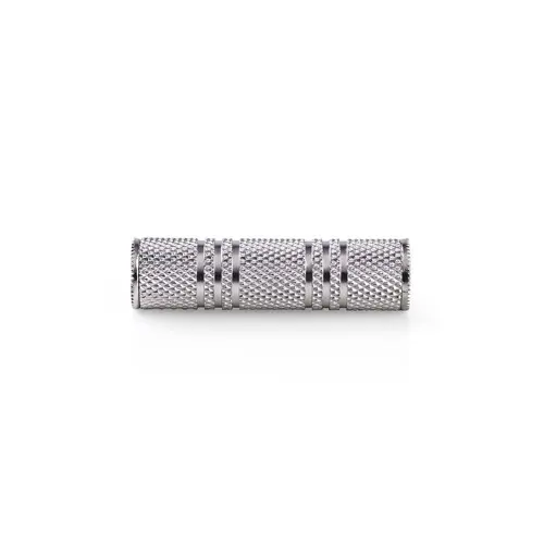Adapter NEDIS, 3.5 mm TRS (Ž) na 3.5 mm TRS (Ž), srebrni, blister-1