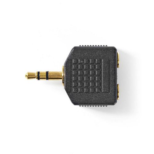 Adapter NEDIS, 3.5mm TRS (M) na 2x 3.5mm (Ž), pozlaćeni, bulk-2