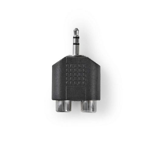 Adapter NEDIS, 3.5mm TRS (M) na 2x RCA (Ž), blister-2