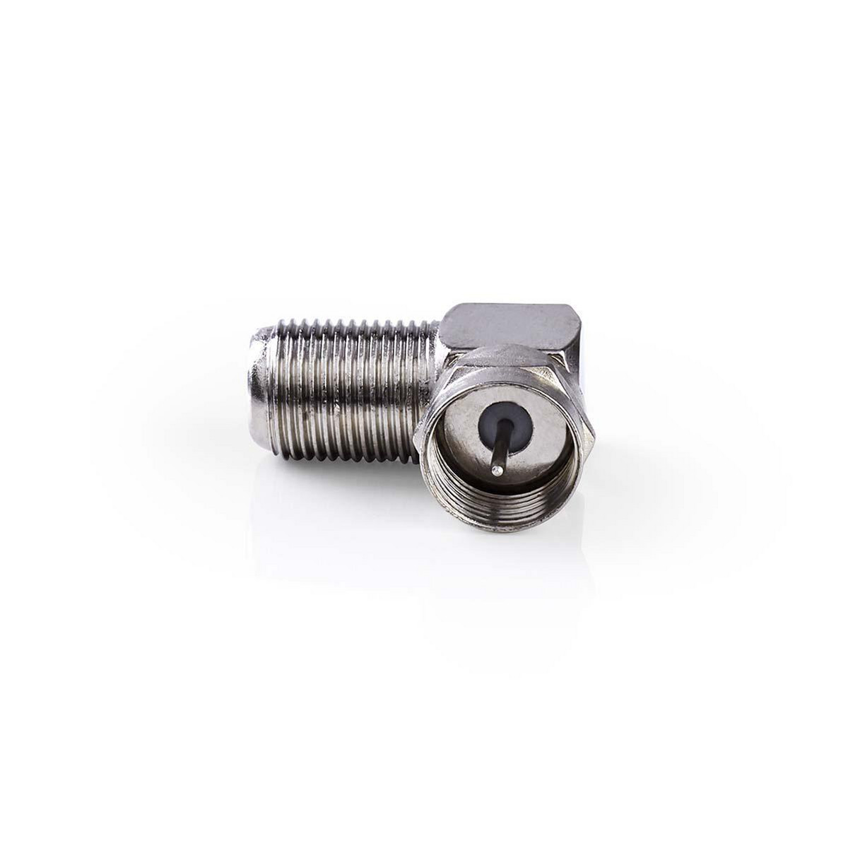 Adapter NEDIS, F konektor (M) na F konektor (Ž), kutni, bulk-7