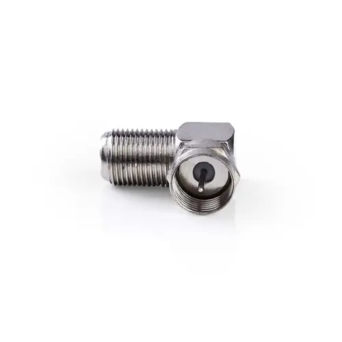 Adapter NEDIS, F konektor (M) na F konektor (Ž), kutni, bulk-0