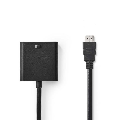 Adapter NEDIS, HDMI (M) na VGA (Ž), 0.2m, blister-2