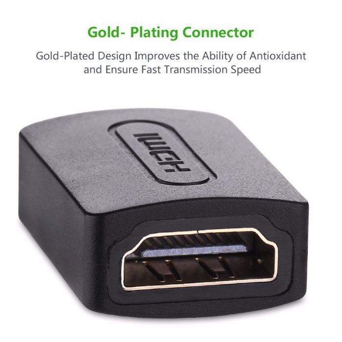 Adapter UGREEN, Type HDMI (Ž) na HDMI (Ž), crni-13