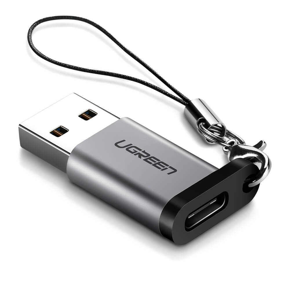 Adapter UGREEN, USB 3.0 A (M) na USB-C 3.1 (Ž), sivi-4