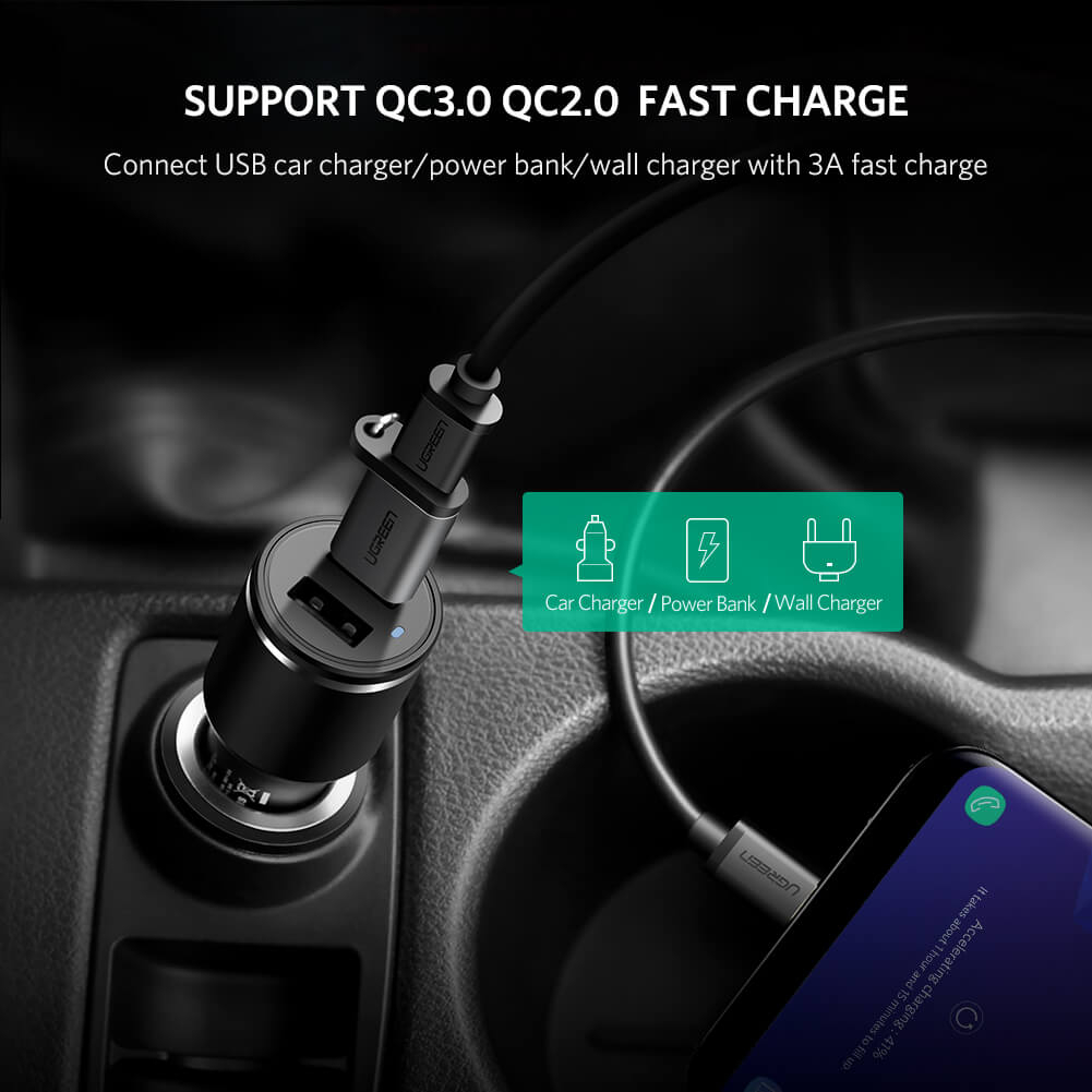 Adapter UGREEN, USB 3.0 A (M) na USB-C 3.1 (Ž), sivi-9