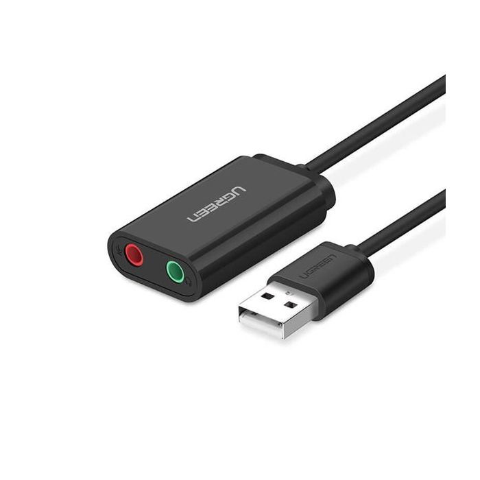 Adapter UGREEN, USB-A na 3.5mm, crni, 15cm-7