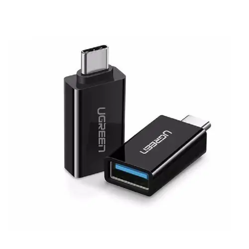 Adapter UGREEN, USB-C 3.1 (M) na USB 3.0 A (Ž) OTG, crni, ABS-0