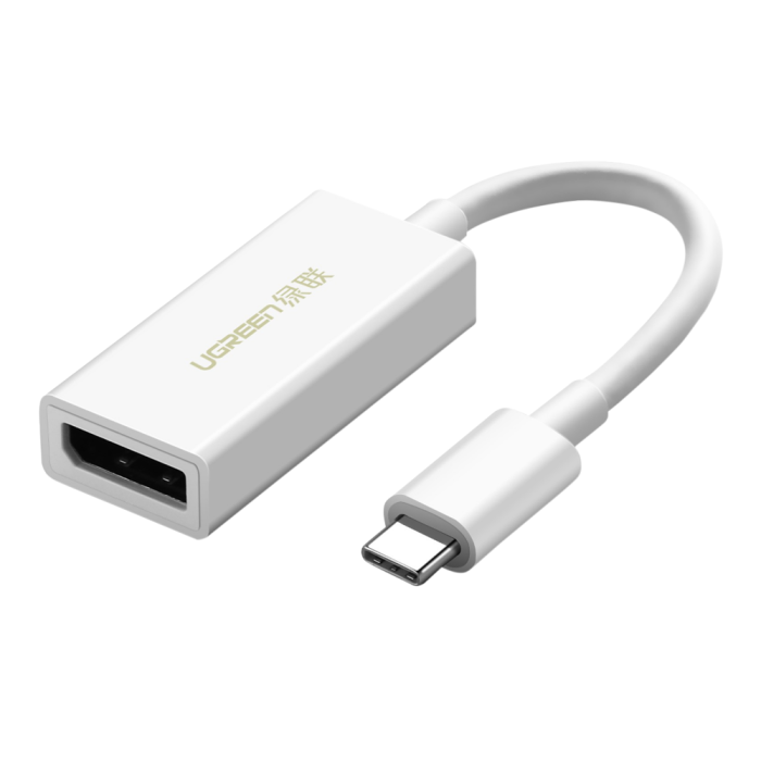 Adapter UGREEN, USB-C na DP (Ž), bijeli-9