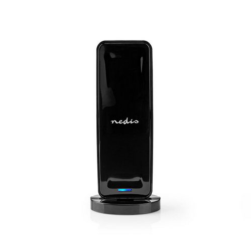 Antena NEDIS ANIR1504BK700, FM, DAB+, DVB-T/T2, 0-15km, aktivna, filter LTE700, 26 dB, crna-3