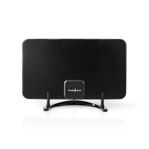Antena NEDIS ANIR2501BK700 (FM, DAB+, DVB-T/T2, 0-25km, aktivna, filter LTE700, 26 dB, crna)