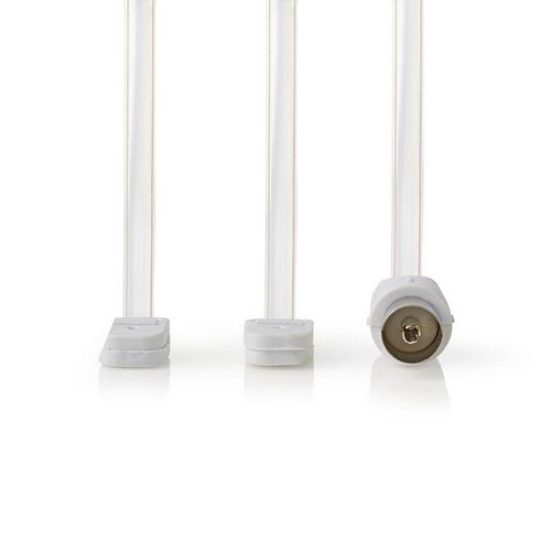 Antena NEDIS radio dipol sa konektorom (FM, 87,5-108 MHz, IEC Female, 1,80 m kabel, bijela)-6