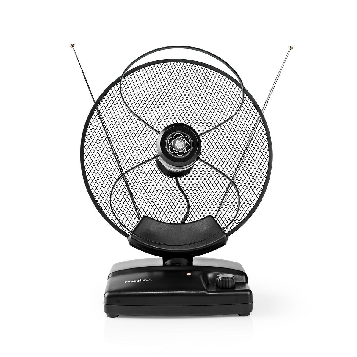 Antena sobna HDTV NEDIS (0-25 km, Gain 36 dB, FM/VHF/UHF, LTE700, aktivna)-7