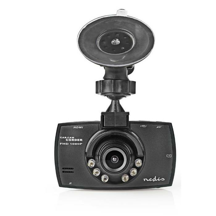 Auto kamera NEDIS DCAM11BK, 1080p, prikaz 120 stupnjeva, 2.7 incha LCD, parking senzor, senzor pokreta-0