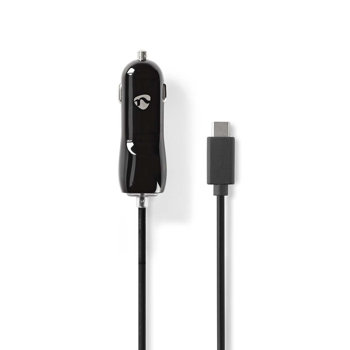 Auto punjač NEDIS CCHAC300ABK, 15W, USB-C, crno sivi-18