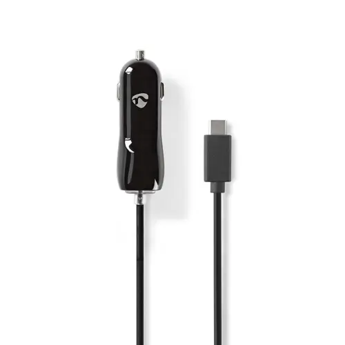Auto punjač NEDIS CCHAC300ABK, 15W, USB-C, crno sivi-13