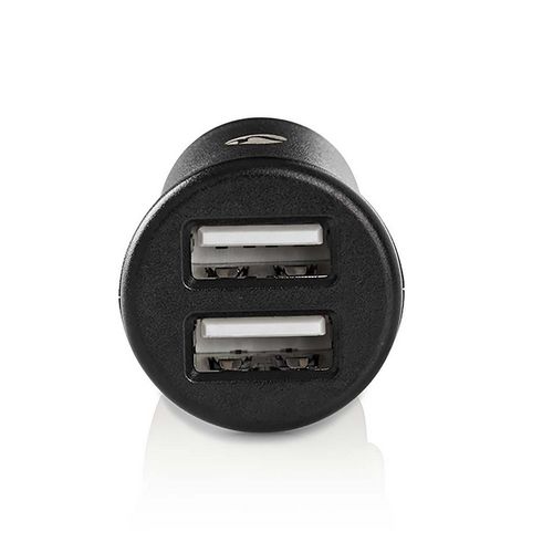 Auto punjač NEDIS CCHAU480ABK, 24W, 2x USB-A, crni-2