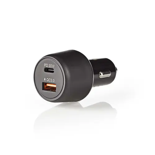 Auto punjač NEDIS CCPD30W100BK, 48W, 1x USB-A, crni-3