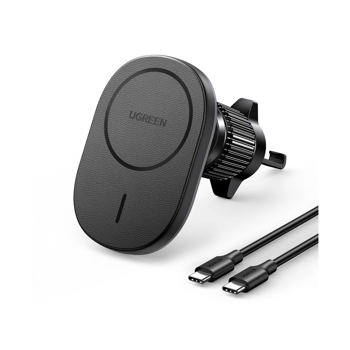 Auto punjač UGREEN MagSafe, 15W, magnetni, bežični/indukcijski, crni-14