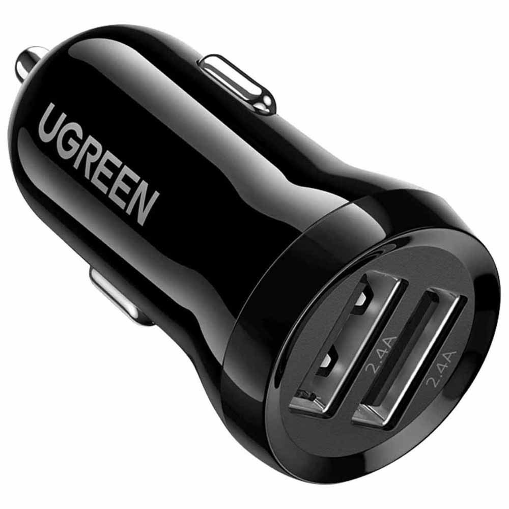Auto punjač UGREEN, 24W, Dual USB-A, crni-3