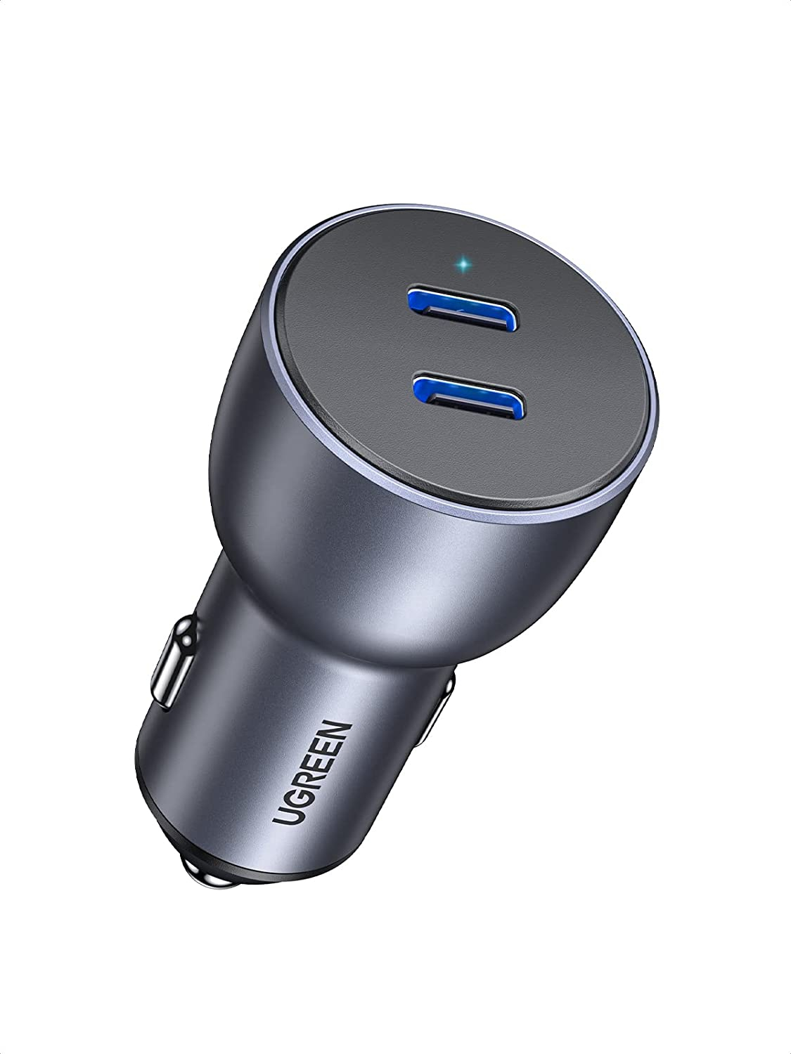 Auto punjač UGREEN, 36W, USB-C PD+USB-C PD, sivi-10