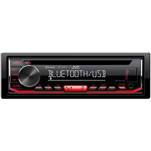 Auto radio JVC KD-T702BT, bluetooth, AUX, CD, USB-1