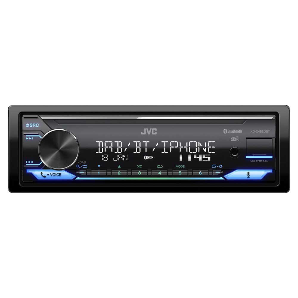 Auto radio JVC KD-X482DBT, DAB+, bluetooth, Amazon Alexa, AUX, USB-3