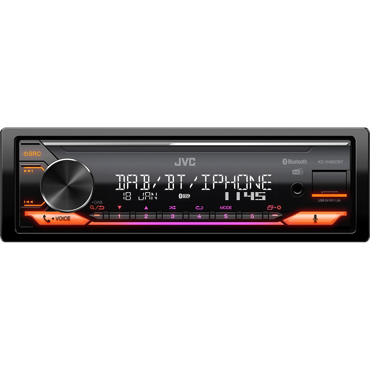 Auto radio JVC KD-X482DBT, DAB+, bluetooth, Amazon Alexa, AUX, USB-17
