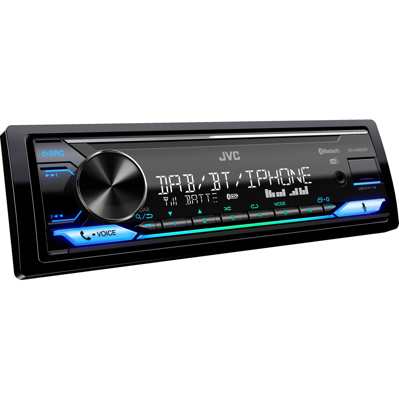 Auto radio JVC KD-X482DBT, DAB+, bluetooth, Amazon Alexa, AUX, USB-18