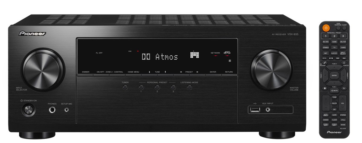 AV Receiver Pioneer VSX-935M2 (7.2, 80W/ch, HDMI 2.1, Dolby Atmos, Chromecast, 8K)-3