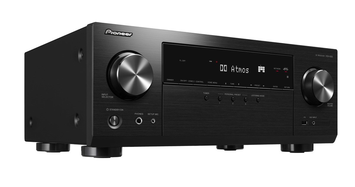 AV Receiver Pioneer VSX-935M2 (7.2, 80W/ch, HDMI 2.1, Dolby Atmos, Chromecast, 8K)-4