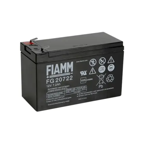 Baterija akumulatorska FIAMM FG 20722, 12V, 7.2Ah, F6.3, 151x65x94 mm-0