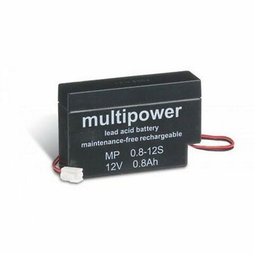 Baterija akumulatorska MULTIPOWER, 12V, 0.8Ah, JST 96x25x61 mm-4