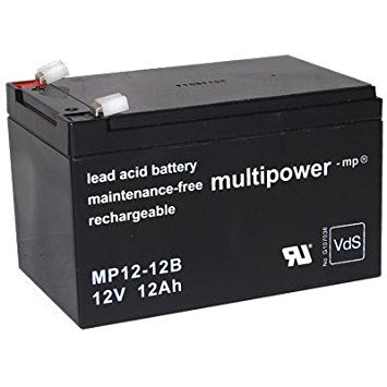 Baterija akumulatorska MULTIPOWER MP12-12B, 12V, 12Ah, 151x99x95 mm-11