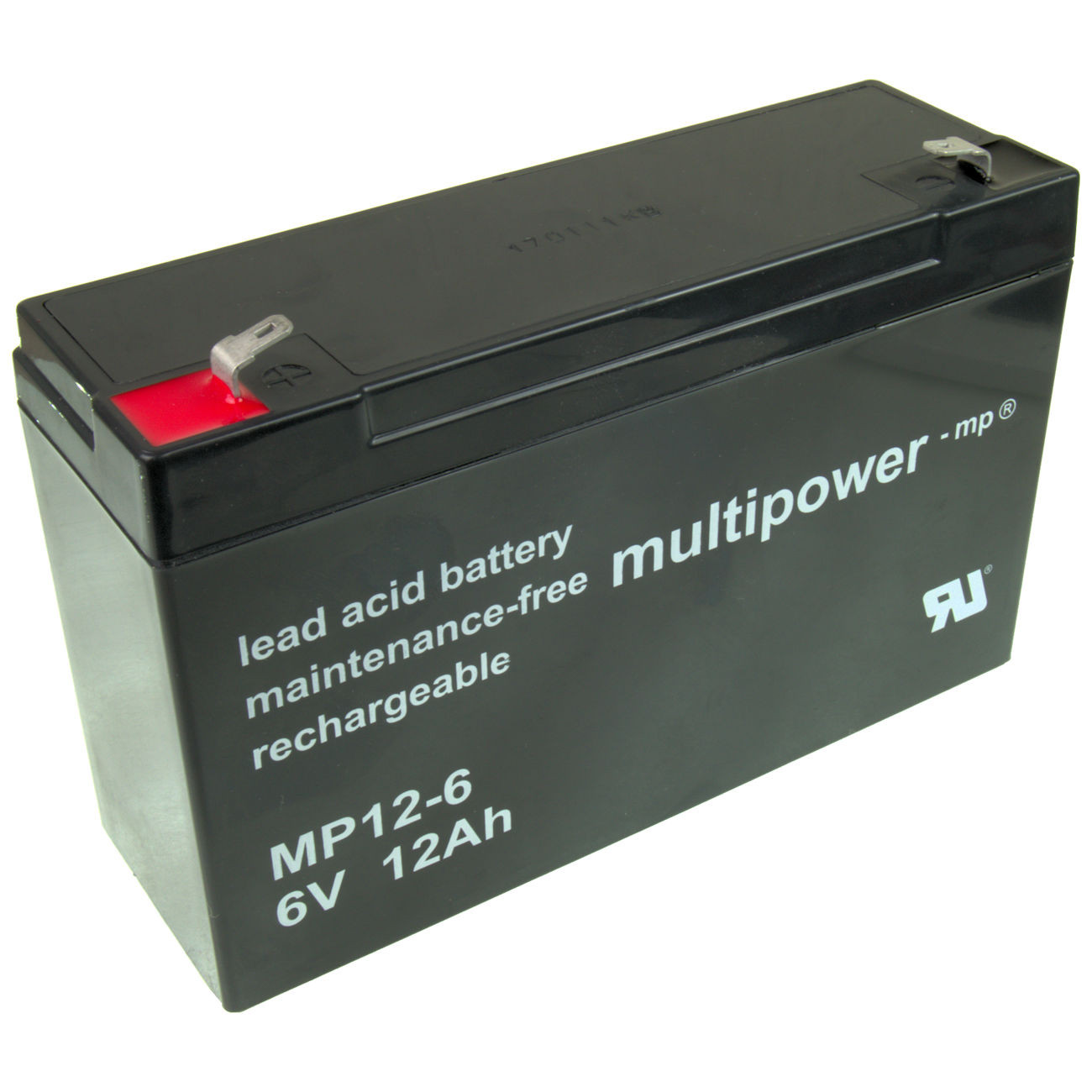 Baterija akumulatorska MULTIPOWER MP12-6, 6V, 12 Ah, 151x50x94 mm-13