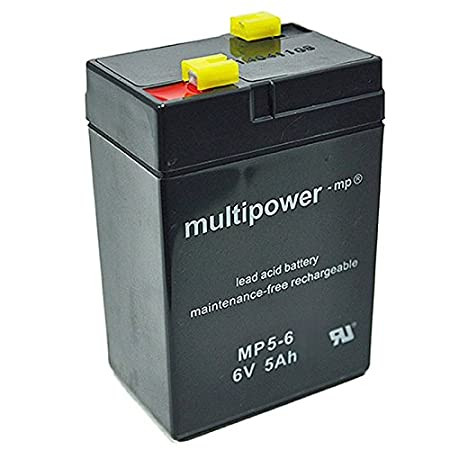 Baterija akumulatorska MULTIPOWER, 6V, 5Ah, 70x48x102 mm-4