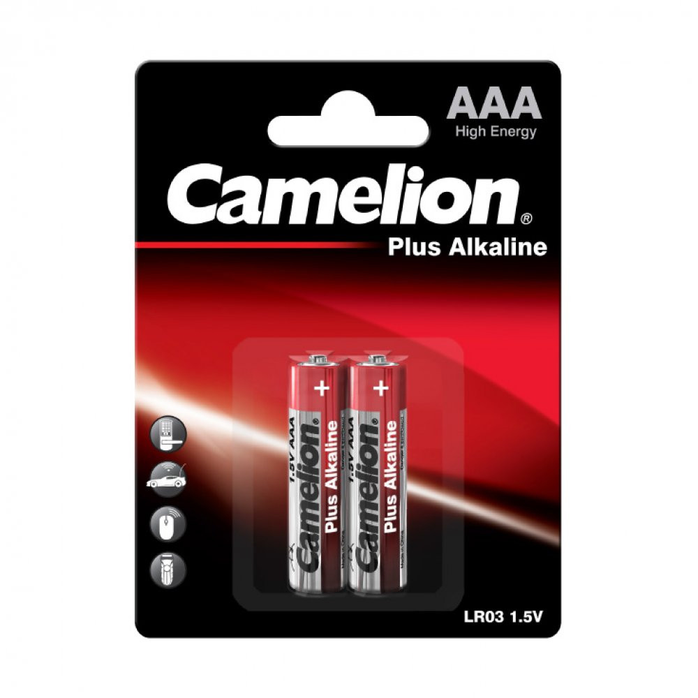 Baterija alkalna 1,5V AAA, blister 2 kom, Camelion-13