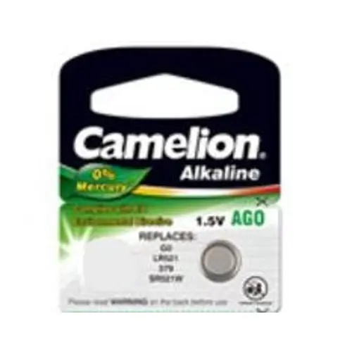 Baterija alkalna 1,5V AG0, LR63, bez žive, 1 kom, Camelion-2