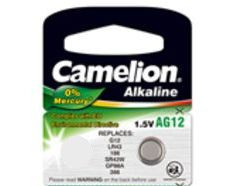 Baterija alkalna 1,5V AG12, LR43, bez žive, 1 kom, Camelion-13