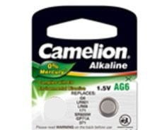 Baterija alkalna 1,5V AG6, LR69 bez žive, 1 kom, Camelion-4