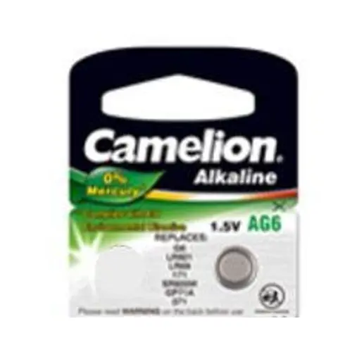 Baterija alkalna 1,5V AG6, LR69 bez žive, 1 kom, Camelion