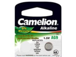Baterija alkalna 1,5V AG9, LR45, bez žive, 1 kom, Camelion-6